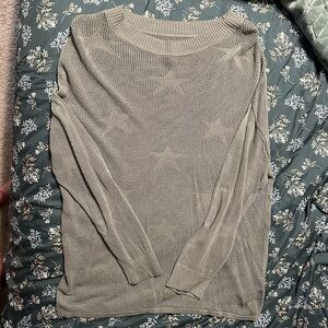 Mesh SHEIN Top With Stars